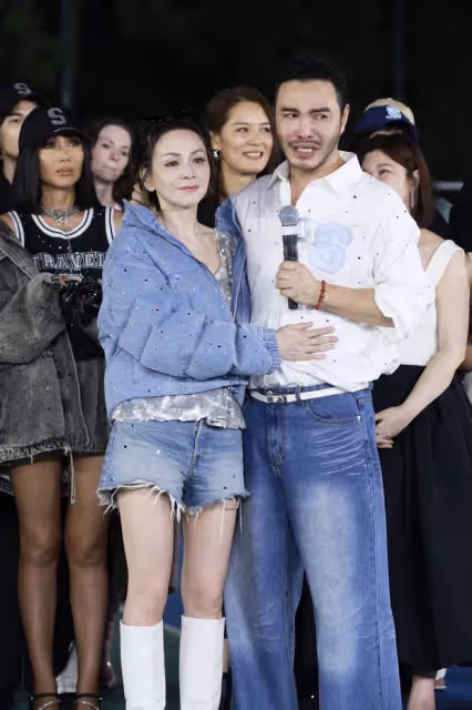 秋瓷炫夫婦情侶裝亮相秀場,與王琳同框驚喜連連,這畫面太美了!