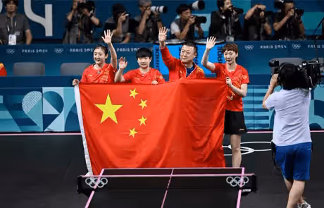 陳夢為孫穎莎讓C位!張本美和奪銀後悔嗎?頒獎看中國國旗很陌生