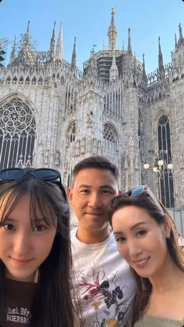 港星熊黛林為豪門老公慶生!兩夫妻合照太甜,男方手上腕錶搶鏡