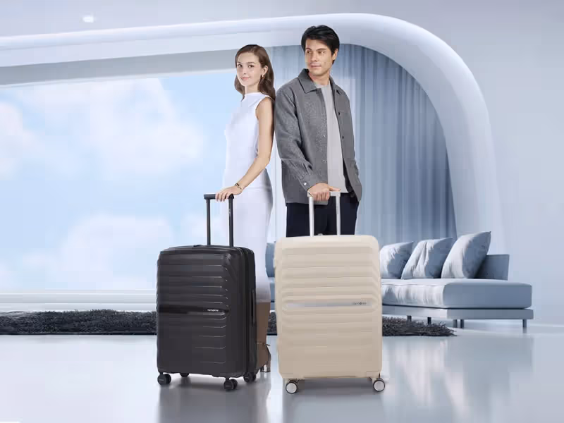 Samsonite絕美「水漾箱」登場　輕量可擴充設計還呼應綠時尚
