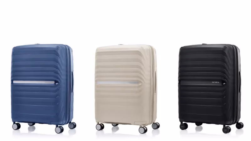 Samsonite絕美「水漾箱」登場　輕量可擴充設計還呼應綠時尚