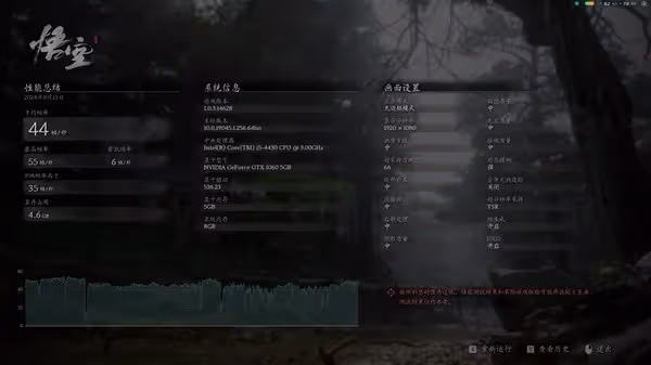 《黑神話:悟空》性能測試工具下載運行介紹