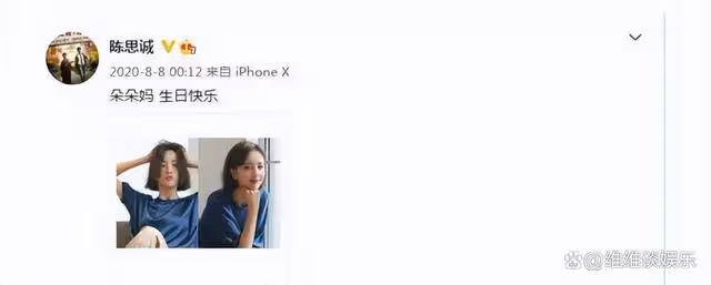 佟麗婭曬41歲生日美照,兒子朵朵露側臉像陳思誠,親吻媽媽好有愛