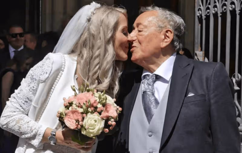 91歲億萬富豪驟逝,與第6任演員妻子結婚才2個月,有4個子女