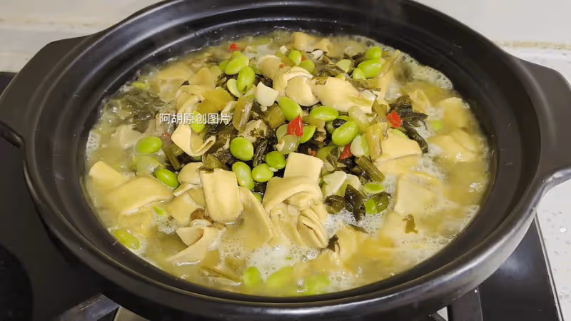 鮮毛豆和它絕配,一碗都是高蛋白!天熱沒食慾來一鍋,好吃的沒話說、超解饞