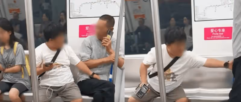 女子騷擾大爺，竟無視勸阻還大喊大叫？目擊者直擊真相！