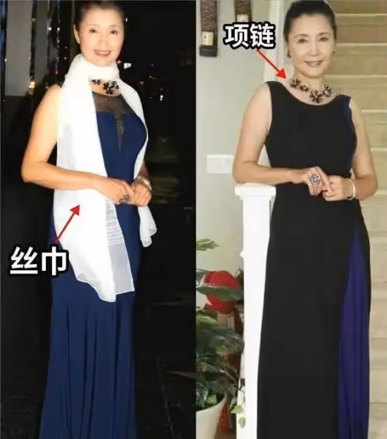 看了70歲姜黎黎的穿搭，我悟了：衣穿素、發盤起，越老越有氣質