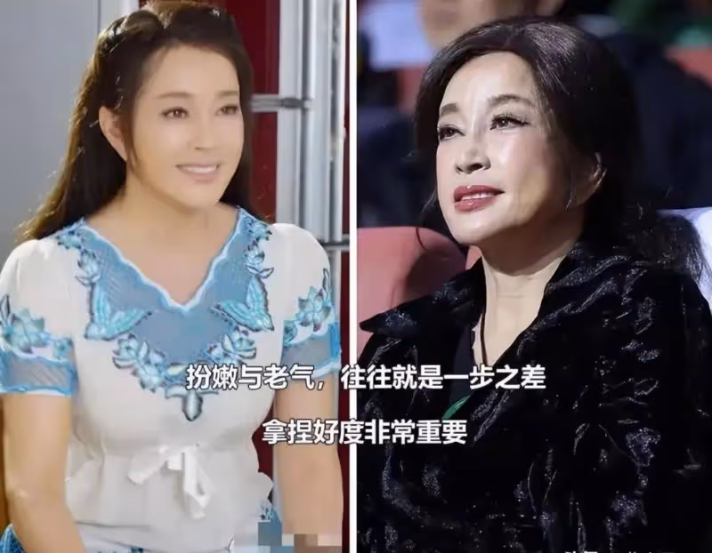 看了70歲姜黎黎的穿搭,我悟了:衣穿素、發盤起,越老越有氣質