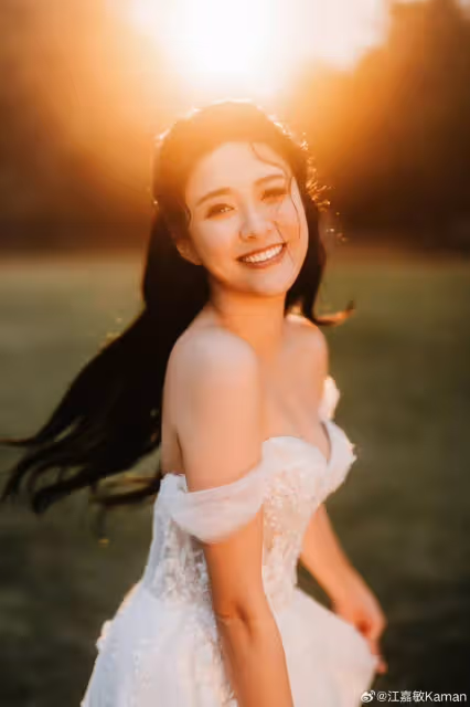 TVB甜美女神江嘉敏曬近況!分享婚紗照疑好事近,三寸事業線吸睛