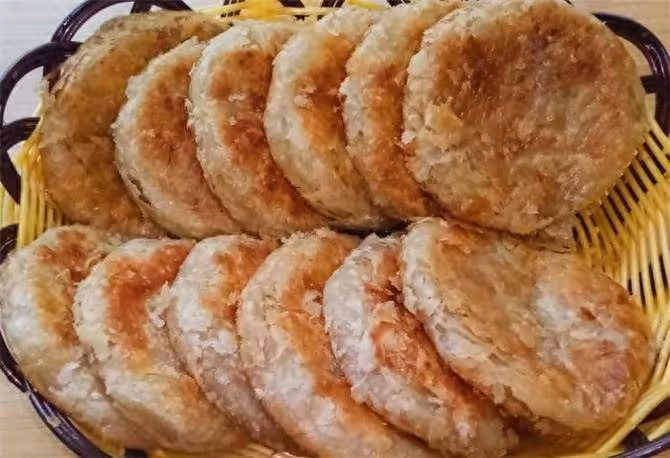 一斤面，半碗芝麻醬，不用烤箱，不發麵，最簡單方法，做麻醬酥餅