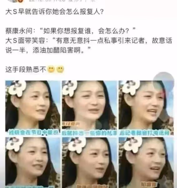 大S淪為暴雨梨花慘況曝光!狂懟渣男前夫遭報復,痛宰情敵她也是高手