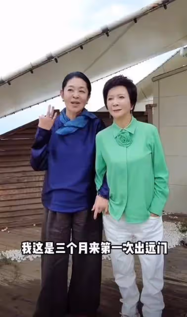 65歲倪萍突發意外!上樓時候把腿給摔骨折了