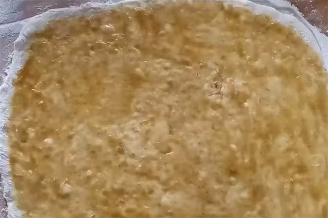 發麵蔥花餅,筷子攪一攪,不揉面,擰一擰,外酥里軟,做法超簡單