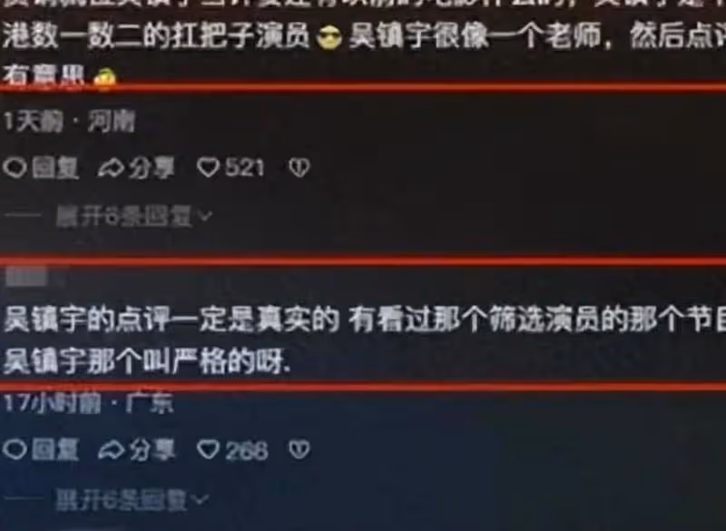 看了吳鎮宇對「郭麒麟」的評價,我才明白當年宋佳那番話的含金量