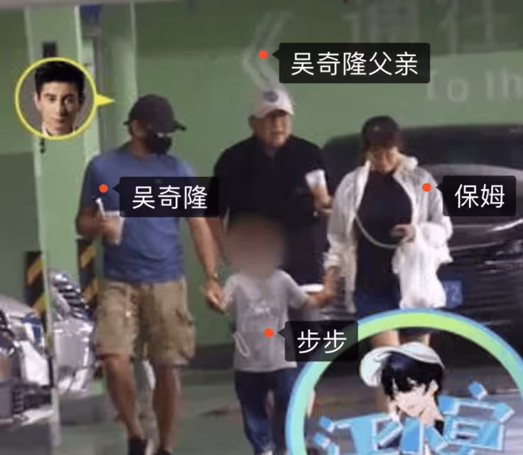 劉詩詩帶兒子逛街,與吳奇隆輪流帶娃,5歲步步蹦蹦跳跳個頭好高