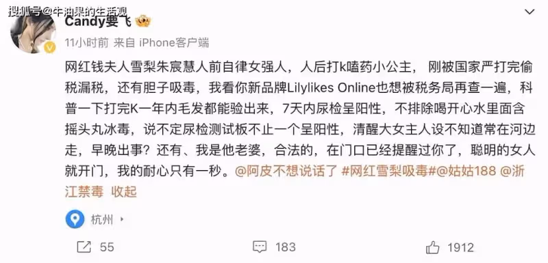 王思聰前女友吸毒當小三,與人夫徹夜狂歡,閃閃親爹另有其人?