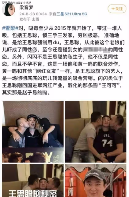 王思聰前女友吸毒當小三,與人夫徹夜狂歡,閃閃親爹另有其人?