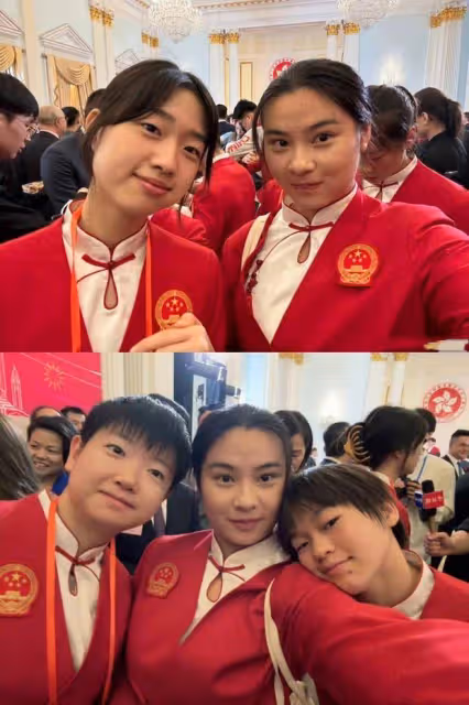 巴黎奧運健兒訪港行,合影熱潮掀起,孫穎莎全紅嬋成「打卡點」