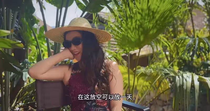 霍思燕杜江景邁山度假,親自製作品嘗咖啡,珠圓玉潤卻自信美麗