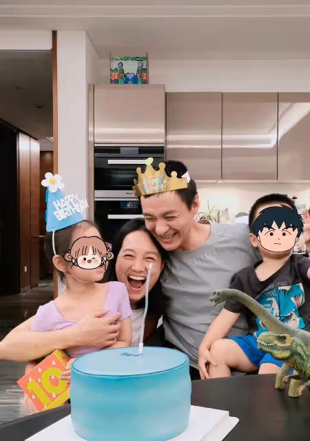 朱丹曬老公周一圍與兒子合照!父子倆同款插兜姿勢超酷!