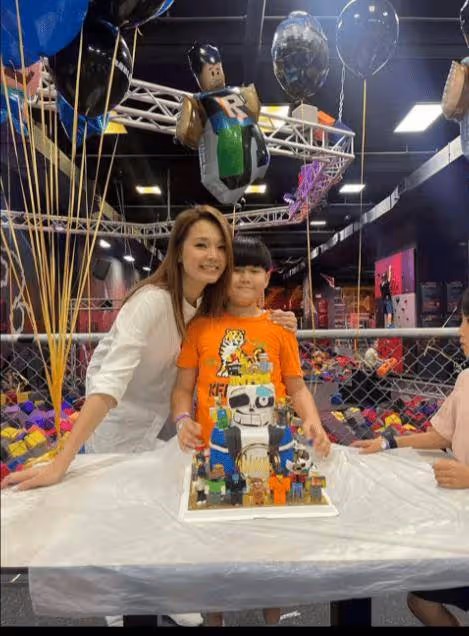 做單親媽媽6年!TVB長腿女星給10歲兒子慶生!與男拍檔頻傳緋聞