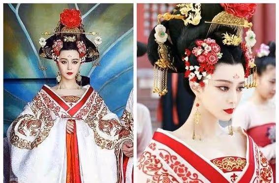 范冰冰驚艷變身！古風盤發配蜂腰長裙，網友：不愧是現代蘇妲己