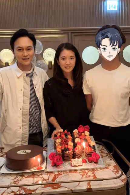 袁詠儀53歲生日，張智霖甜蜜相伴，邱淑貞罕見露面驚艷眾人