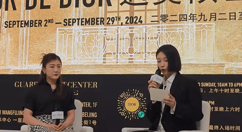 陳夢參加迪奧活動,化妝後知性優雅,太漂亮了
