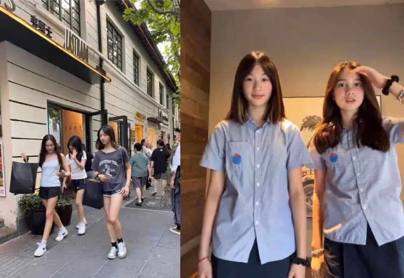 吳尊14歲女兒發育過猛!穿超短裙配皮靴,身高170大長腿太搶鏡!