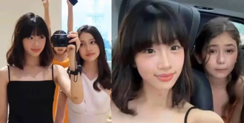 吳尊14歲女兒發育過猛!穿超短裙配皮靴,身高170大長腿太搶鏡!