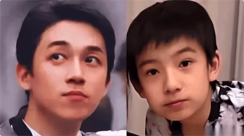 董潔攜子上班,15歲身高1米8,可惜不像爸媽,眉眼深邃和年輕的梁朝偉如出一轍