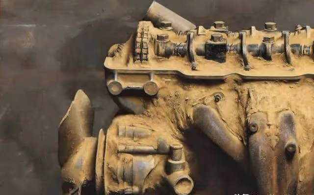 他畫發動機,橫的賣198萬豎的1897萬,放大專家稱這後根本不是畫