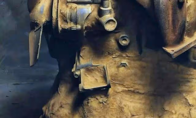 他畫發動機,橫的賣198萬豎的1897萬,放大專家稱這後根本不是畫