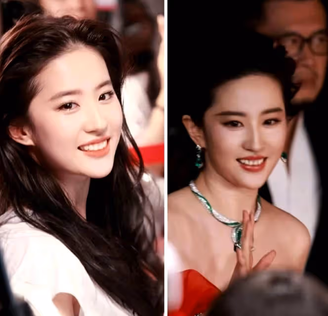 上海這一夜,劉亦菲又美了,趙露思臉腫到認不出