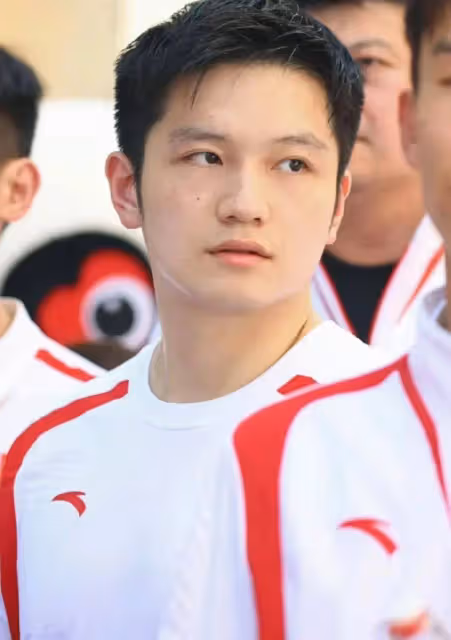樊振東王勵勤覃海洋現身迪士尼,身穿隊服,樊振東又白又帥