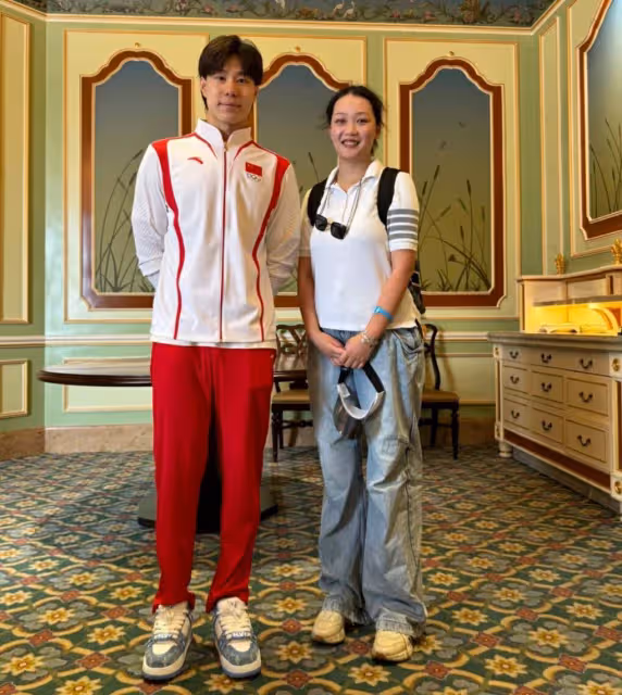 王勵勤老婆曬樊振東覃海洋張之臻美照,網友喊她快開始營業美貌