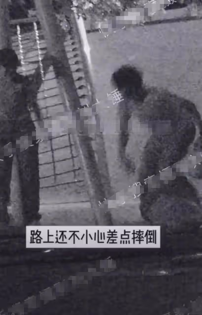 張新成李蘭迪戀情曝光,二人深夜逛完公園共回愛巢