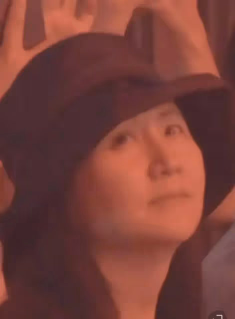 52歲孟晚舟現身劉德華演唱會,素顏戴漁夫帽氣質超群,全程很淡然