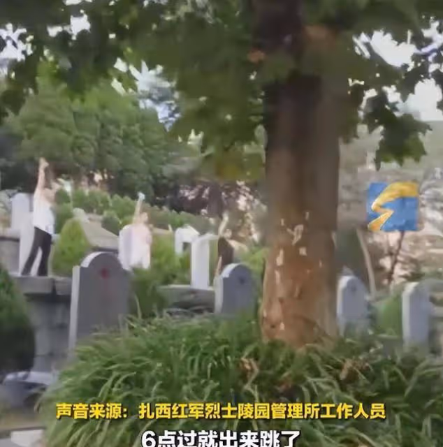 大媽在烈士陵園裡跳廣場舞后續:管理所回應趕不走,評論區熱議
