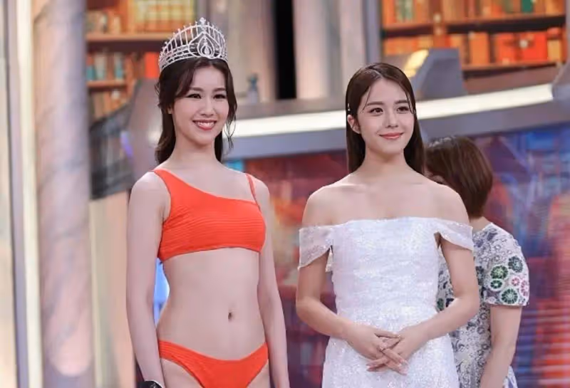 今晚決賽!TVB2024香港小姐高顏值選手穿泳裝試戴后冠,有信心入三甲