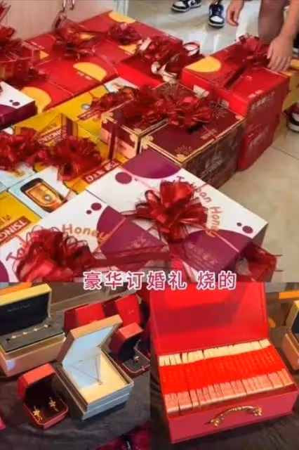 江蘇小伙子給31歲未婚妻55w訂婚禮,網友:沒有對比就沒有傷害