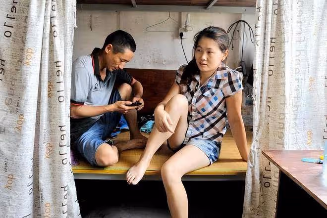 女子在工地住夫妻宿舍,坦言5對夫妻都很自覺:每晚都會輪流幹活