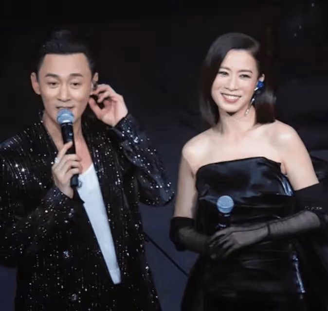TVB視後露肩長裙與內地男星出席活動！大讚對方很Man！對吳謹言結婚不驚訝