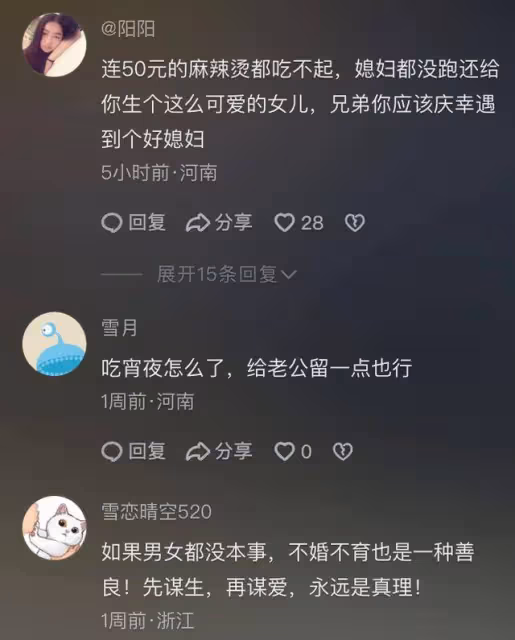 凌晨跑外賣回家,見妻女吃50元麻辣燙,丈夫發怒是委屈,更是心酸