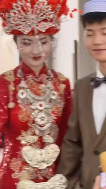 甘肅新娘神似沈眉莊,新郎長相一言難盡,網友炸鍋,知情人曝內情