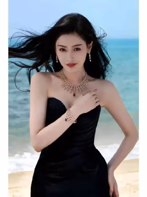 「太子妃」張天愛性感靚麗美圖！膚白貌美身材火辣