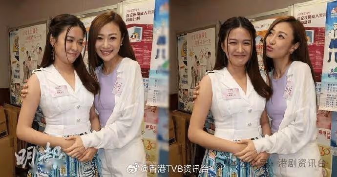 朱智賢指江嘉敏發福圓潤 摸肚問是否有好消息公布