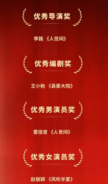 飛天獎這一夜:趙麗穎圓滿,劉琳遺憾,殷桃意難平