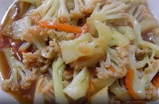 菜花的家常做法,一道素魯花菜,做好後濃香好吃下飯,全家都喜歡