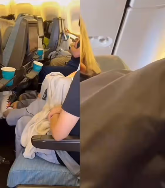 女子乘飛機被豎中指罵大陸妹,身份被扒照片曝光,國泰航空惹爭議